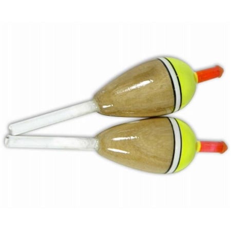 0.75 in. Balsa Style Oval Slip Float, Pack of 2